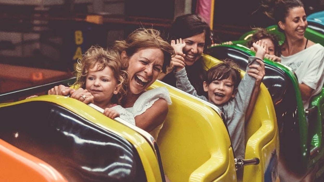 Smeetz family on ride