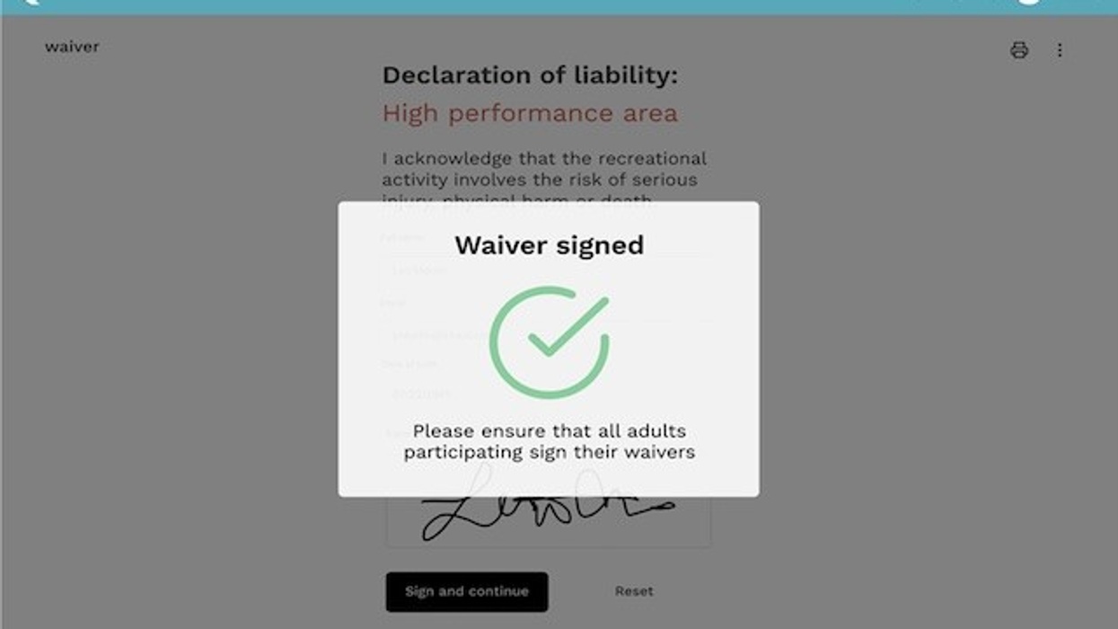 Smeetz online waiver