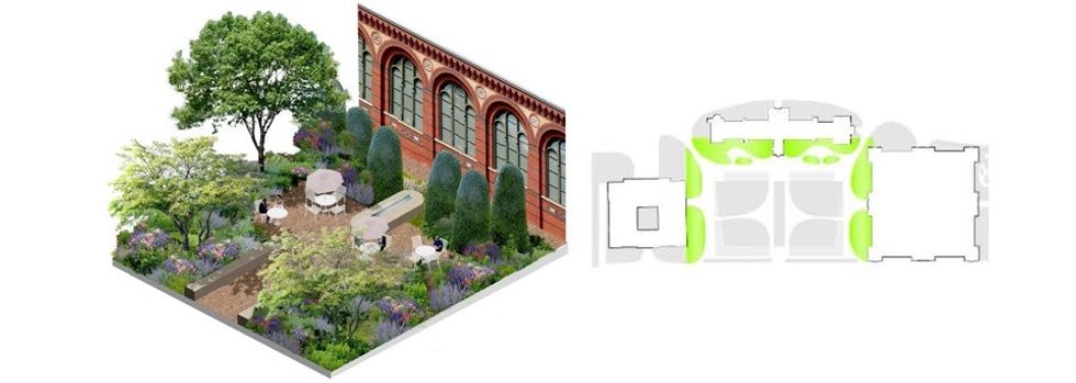 smithsonian south campus master plan gathering space