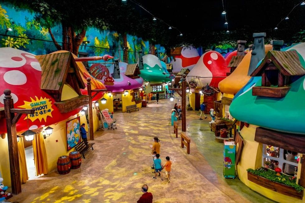 Smurfs_Theme_park_village