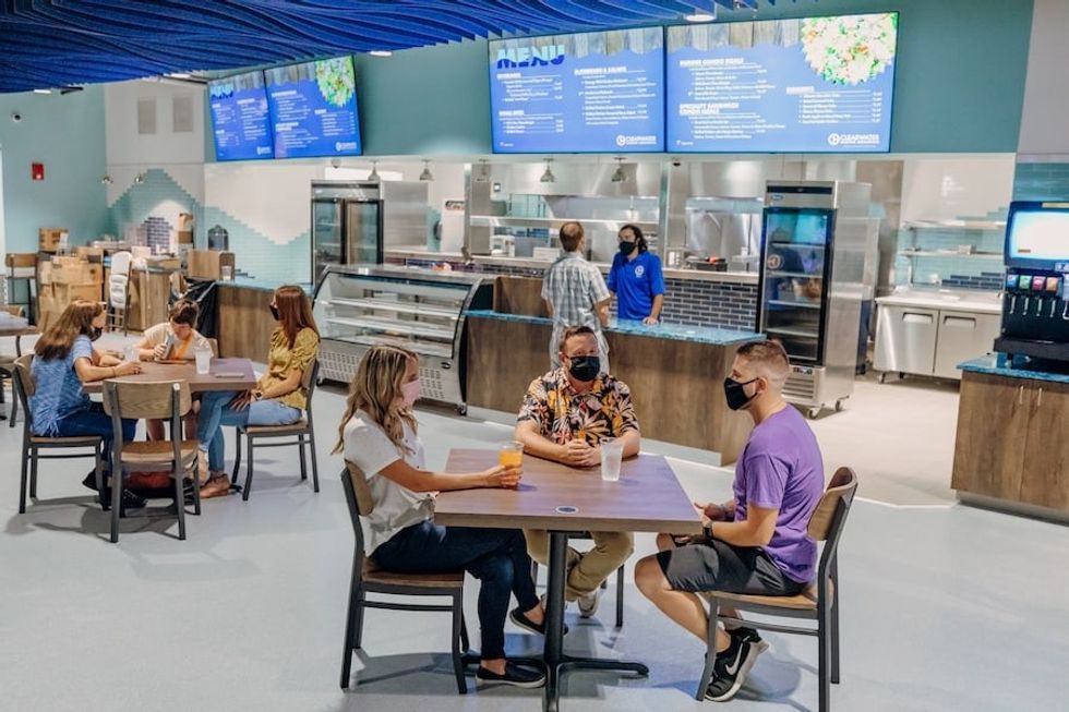 social distancing at Clearwater Marine Aquarium frank dame