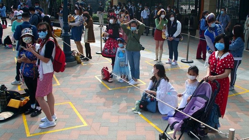 Social distancing at Shanghai Disney attendance rebound