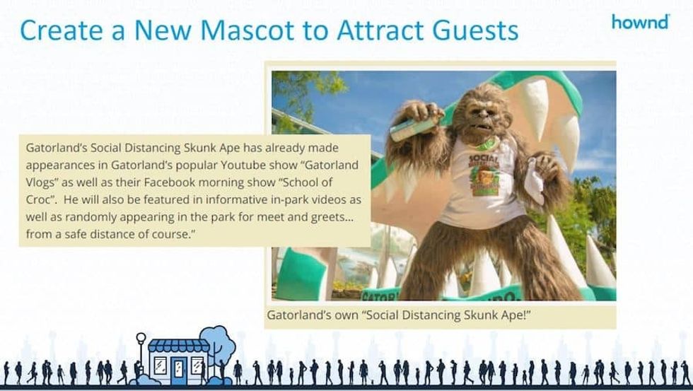 Social distancing skunk ape