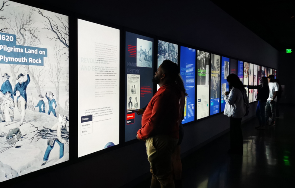Social Lab - history wall