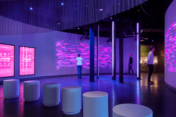 Social Lab - immersive technology on museum floor