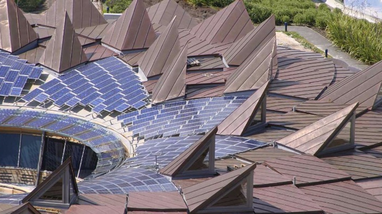 Solar Panels at The Eden Project