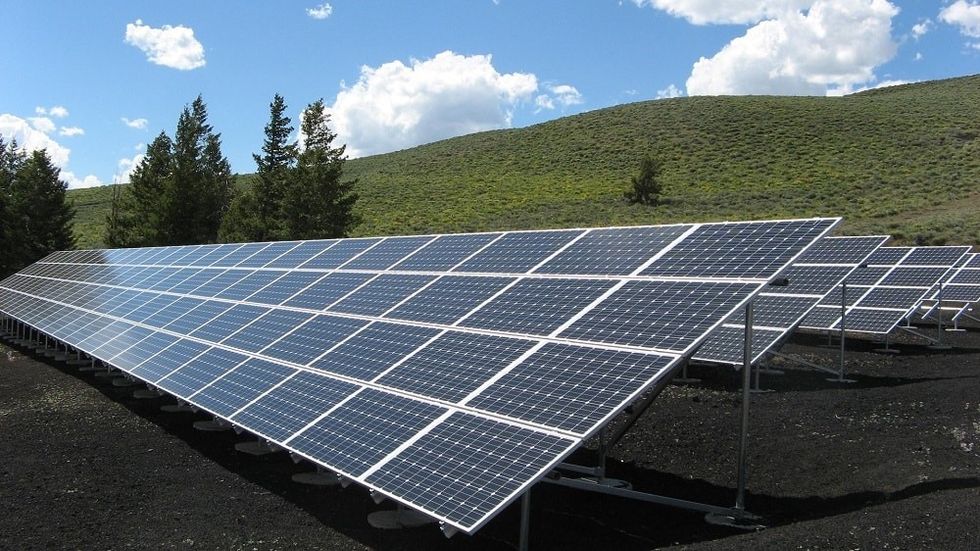 Solar panels sustainable attractions