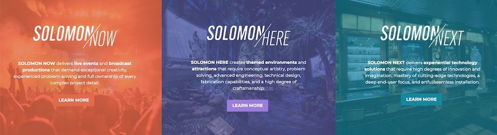 Solomon Group's new brand identities