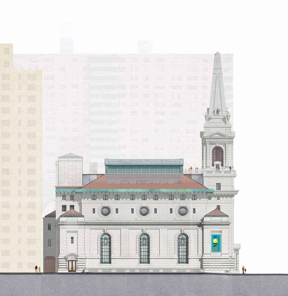 southern facade Children’s Museum of Manhattan CMOM in New York City by FXCollaborative