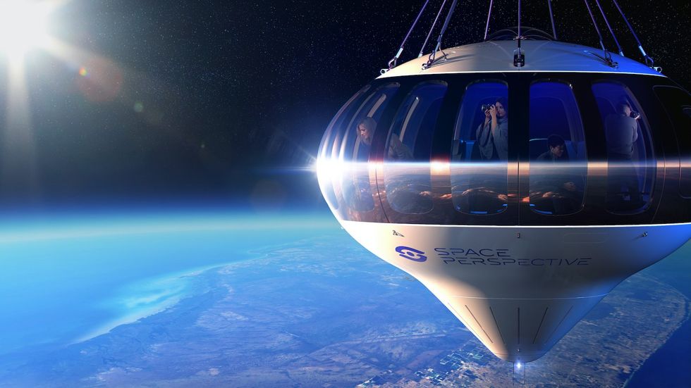 space perspective space tourism capsule