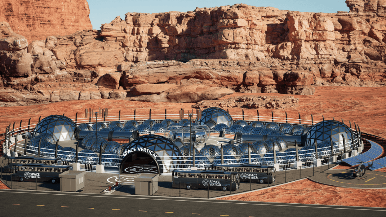 Space Vertical Camp - aerial view