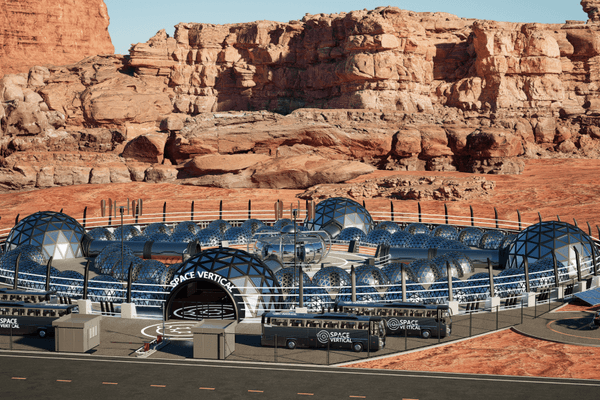 Space Vertical Camp - aerial view