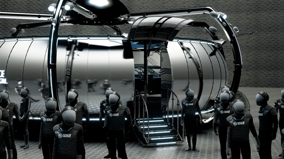 Space Vertical Camp - space ship