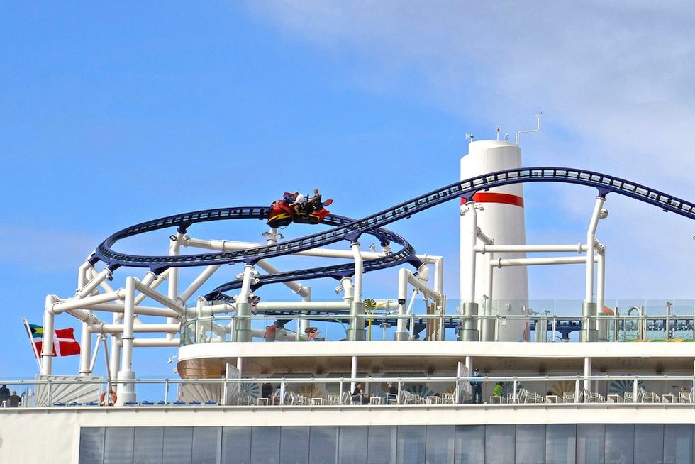 Spike Bolt coaster turn