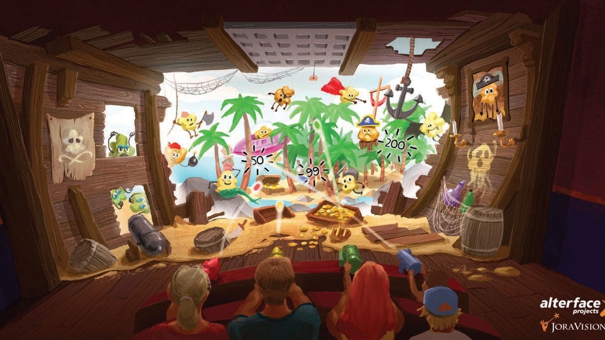 Spinning Interactive Dark Ride - Popcorn Revenge