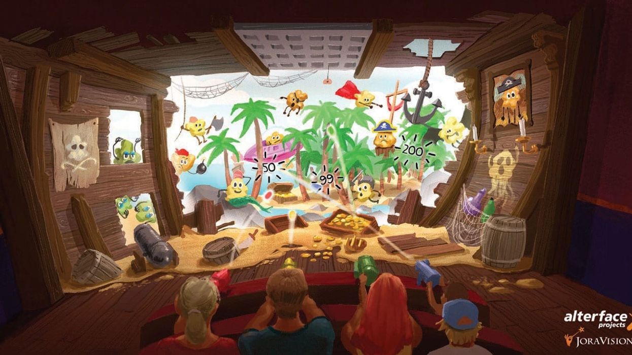 Spinning Interactive Dark Ride - Popcorn Revenge