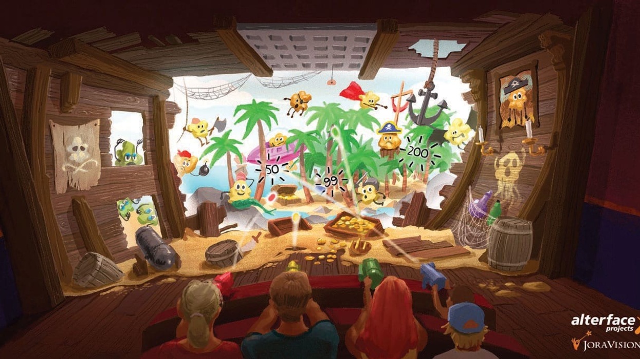 Spinning Interactive Dark Ride - Popcorn Revenge