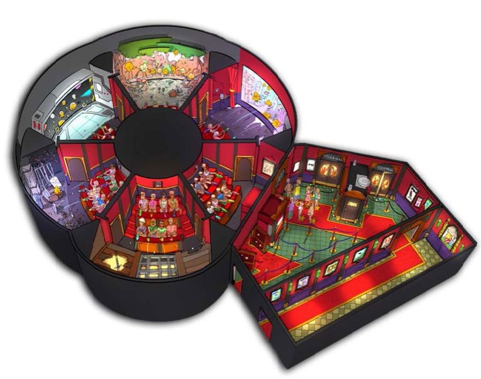 Spinning Interactive Dark Ride - Popcorn Revenge