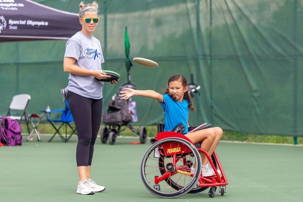 sports disc golf Morgan's Wonderland Sports