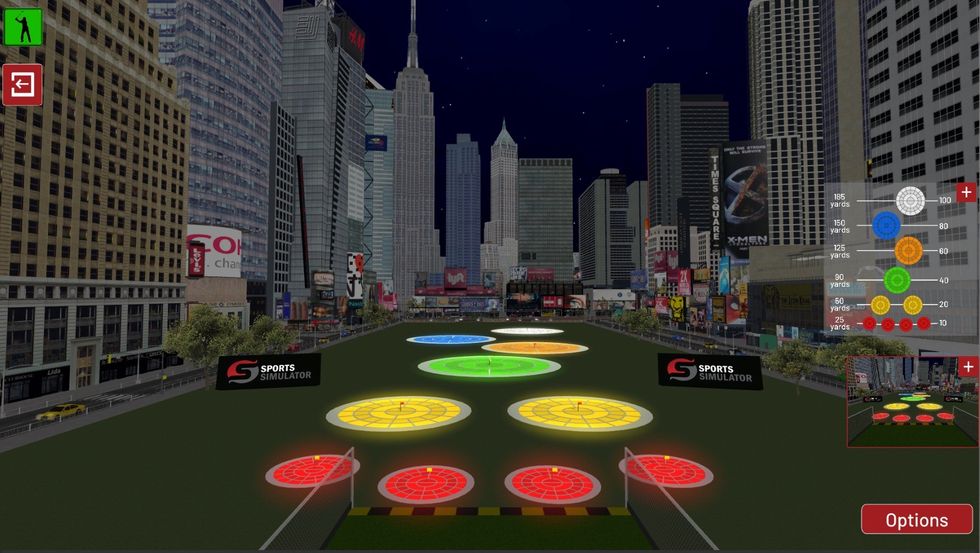 Sports Simulator NY night