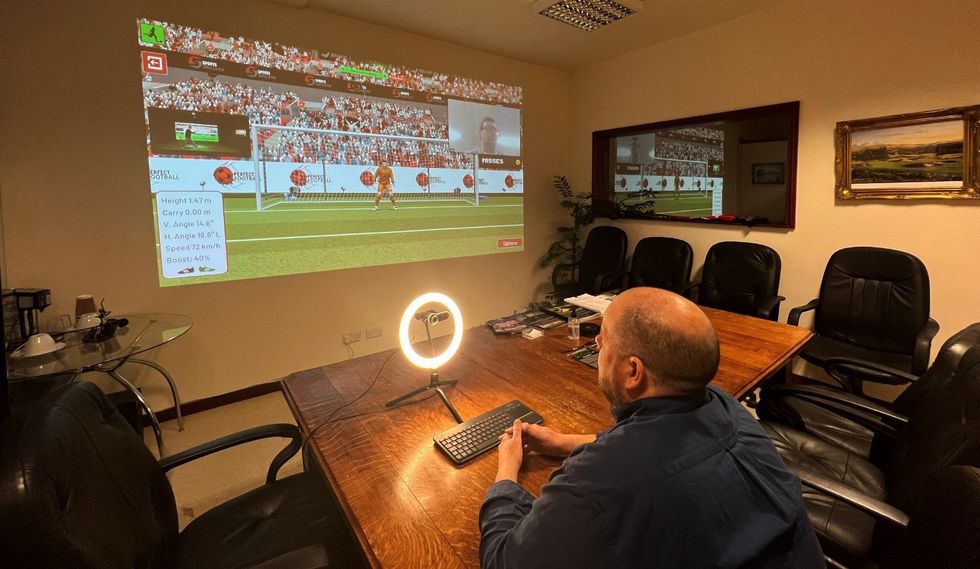 Sports Simulator video call