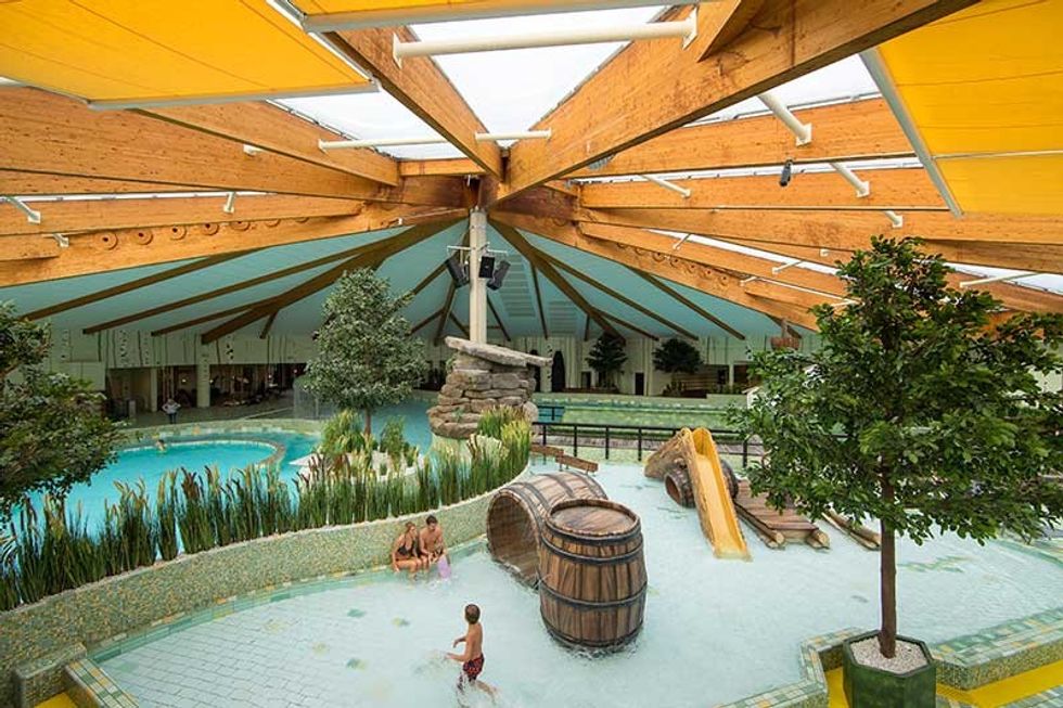 Spreeweltenbad Lubbenau waterpark redesign by dan pearlman