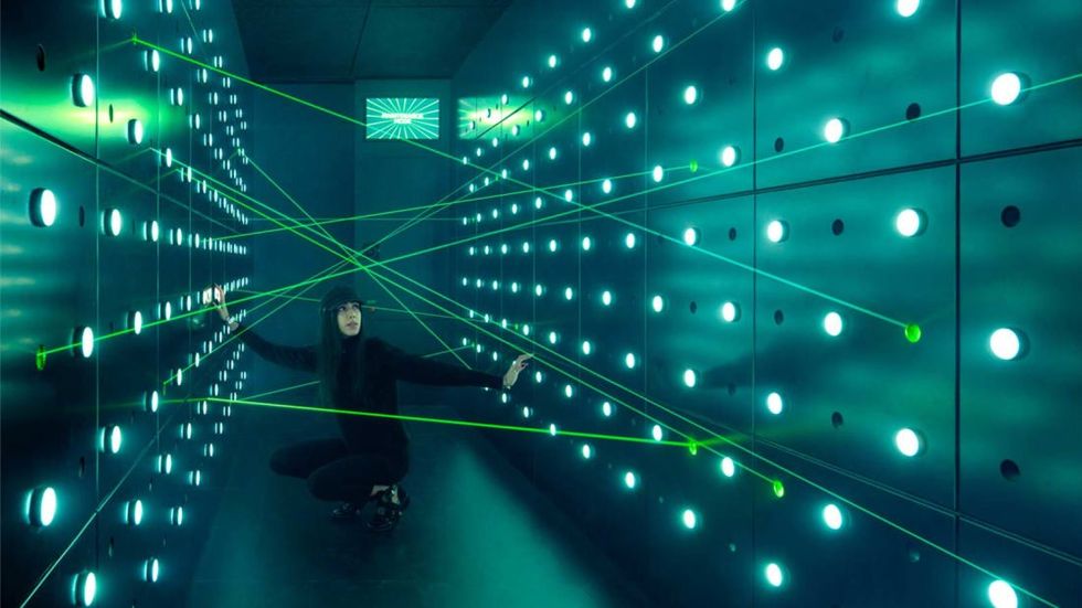 Spyscape espionage museum in New York. Spy intelligence