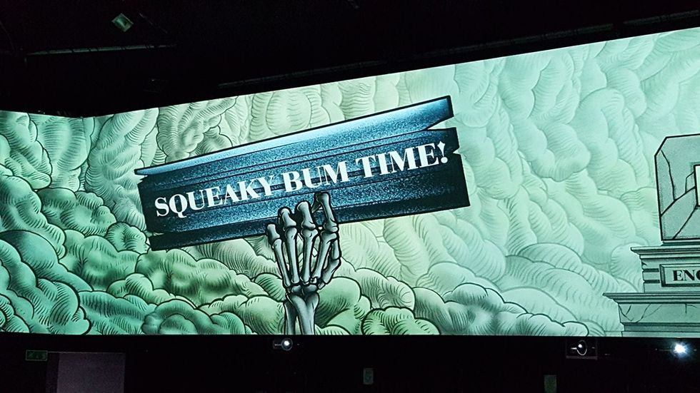 squeaky bum time holovis audiovisual screen euro 2016