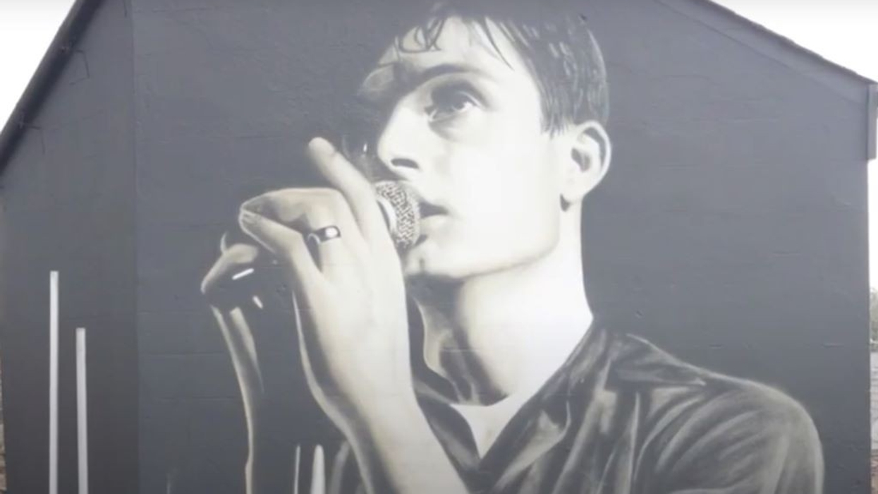 Squeaky Pedal Ian Curtis Artwork