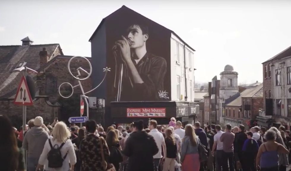 Squeaky Pedal Ian Curtis Macclesfield Akse Artwork