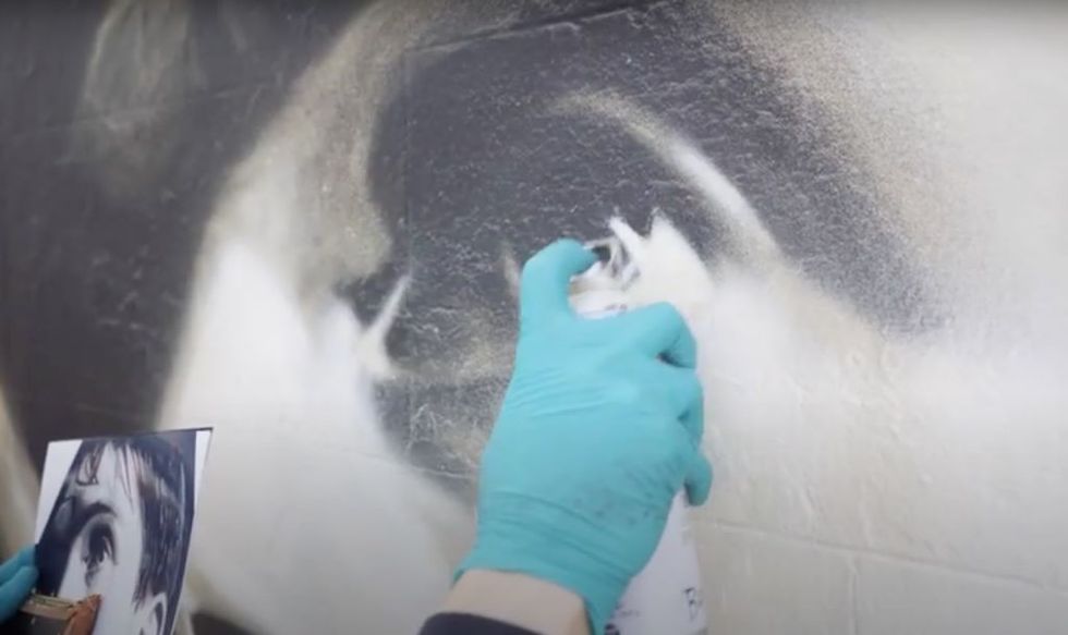 Squeaky Pedal Ian Curtis Macclesfield Akse Spray Artwork