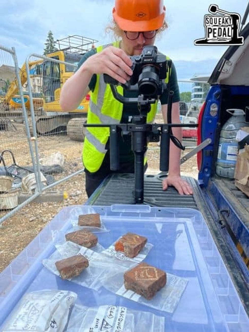 Squeaky Pedal Pete Roch Filming