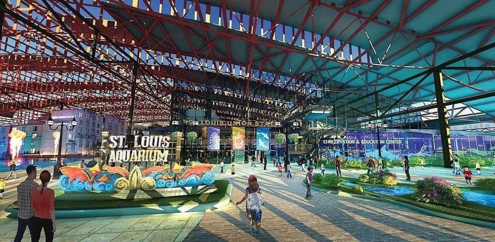 st louis aquarium at union station exterior