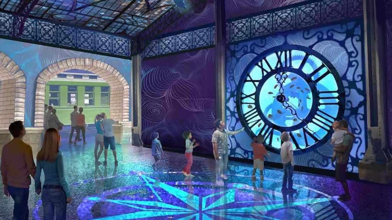 St. Louis Aquarium Entry Clock pgav destinations creative talent