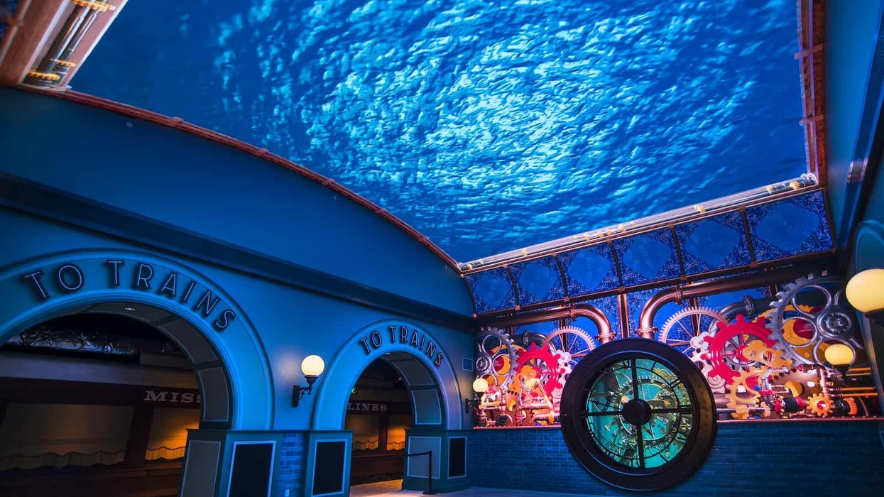 St Louis Aquarium lobby