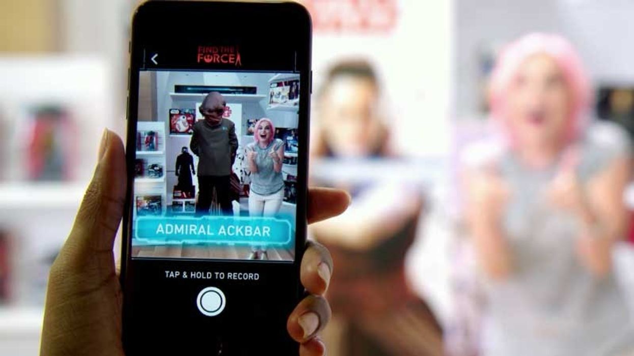 Star Wars Find the Force AR experience