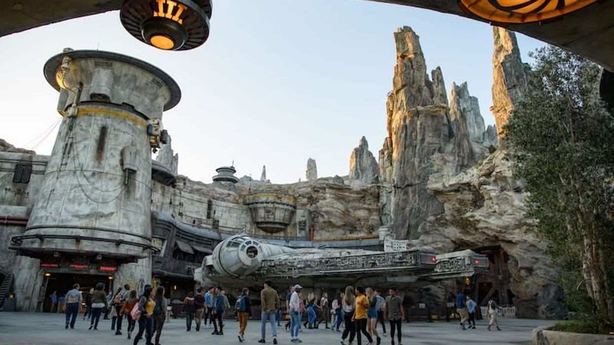 Star Wars: Galaxy’s Edge at Disneyland Park in Anaheim, California, and at Disney's Hollywood Studios in Lake Buena Vista, Florida, is Disney's largest single-themed land expansion ever at 14-acres each, transporting guests to Black Spire Outpost, a village on the planet of Batuu. Guests will discover two signature attractions. Millennium Falcon: Smugglers Run (pictured), available opening day, and Star Wars: Rise of the Resistance, opening later this year. (Todd Wawrychuk/Disney Parks)