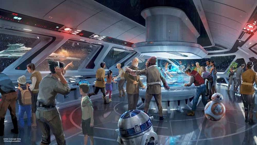 star wars hotel flight deck