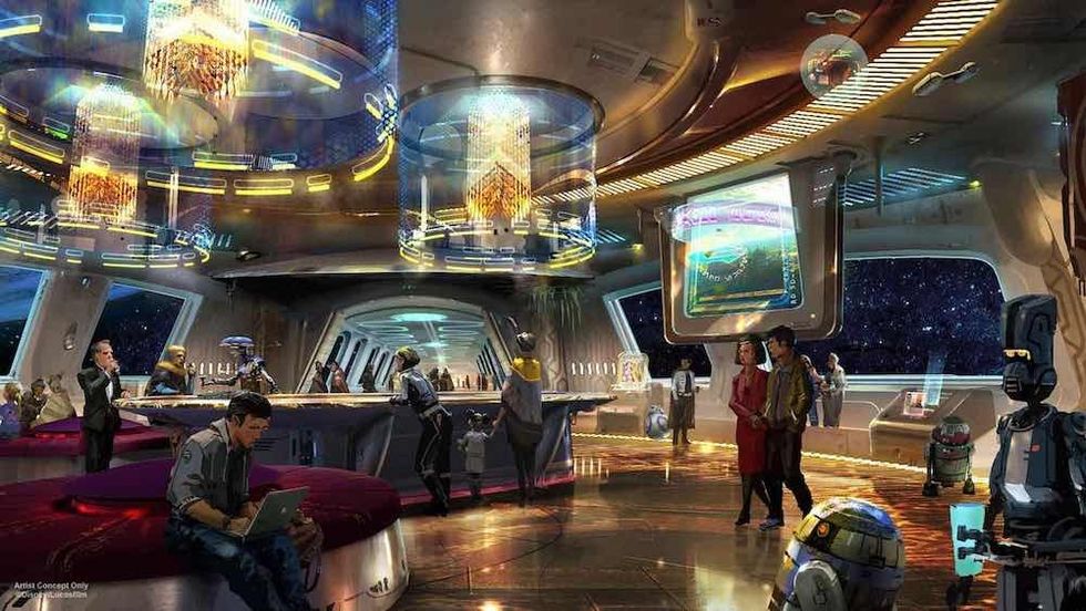 star wars hotel lobby