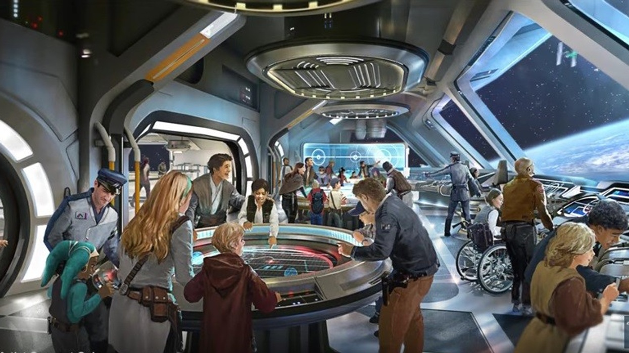 Star Wars immsersive hotel at Star Wars Galaxy's Edge Disney Hollywood Studios.