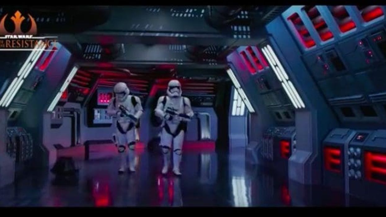 star wars land Star Wars/ Rise of the Resistance.