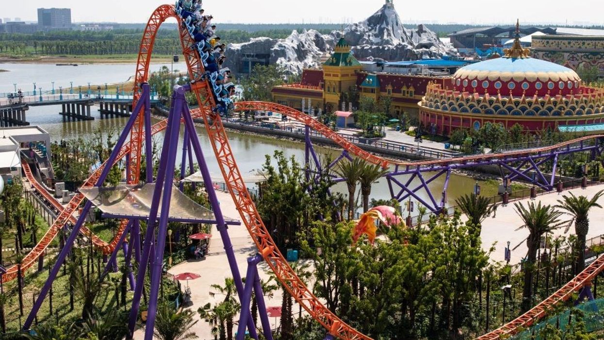 Steel Dolphin Intamin roller coaster