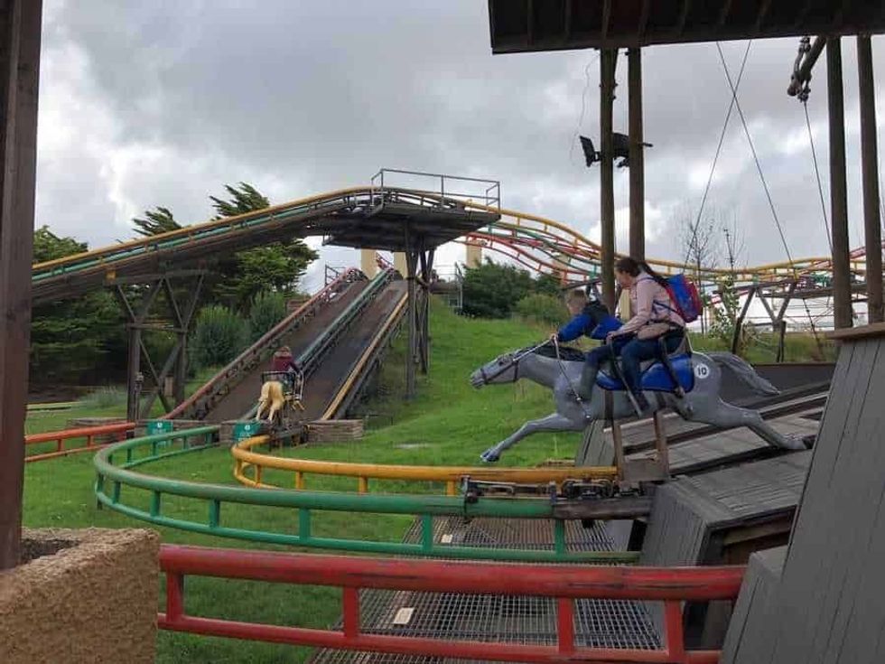 Steeplechase ride at Blackpool Pleasure Beach