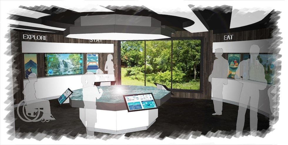 Storyland Auburn Opelika visitor centre rendering