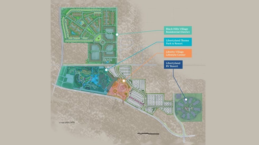 Storyland Studios LIBERTYLAND USA map