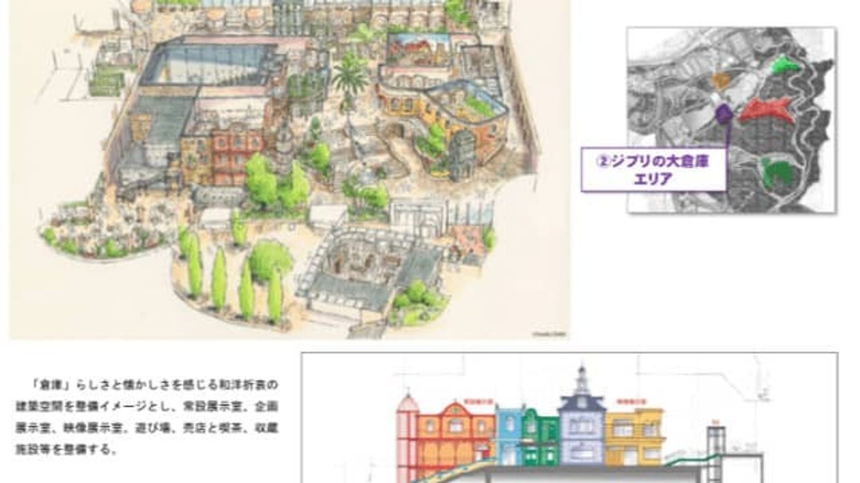 studio ghibli land art