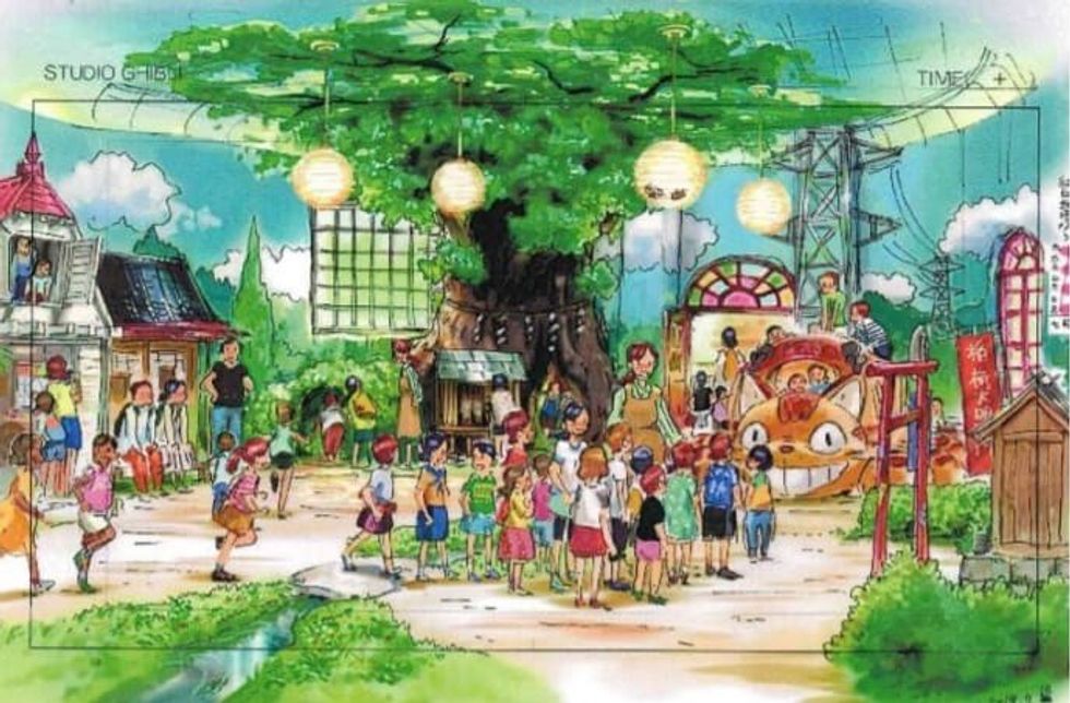 studio ghibli park totoro playground theme park projects Asia