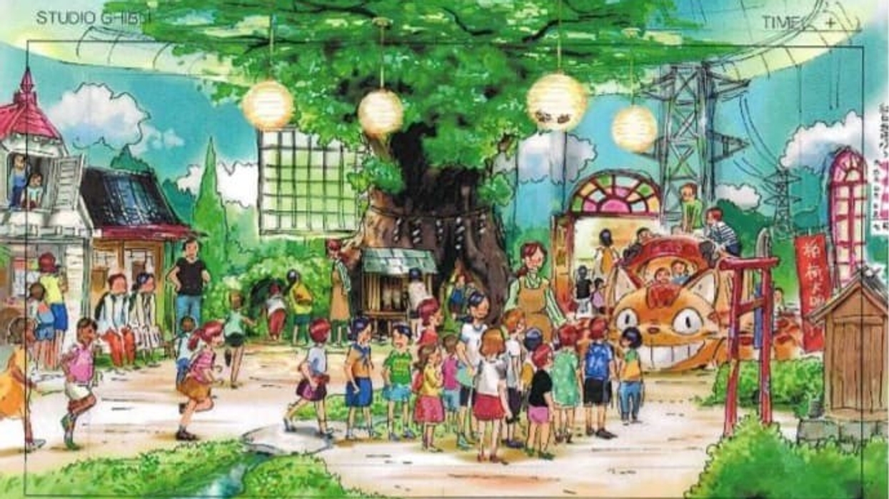 studio ghibli park totoro playground
