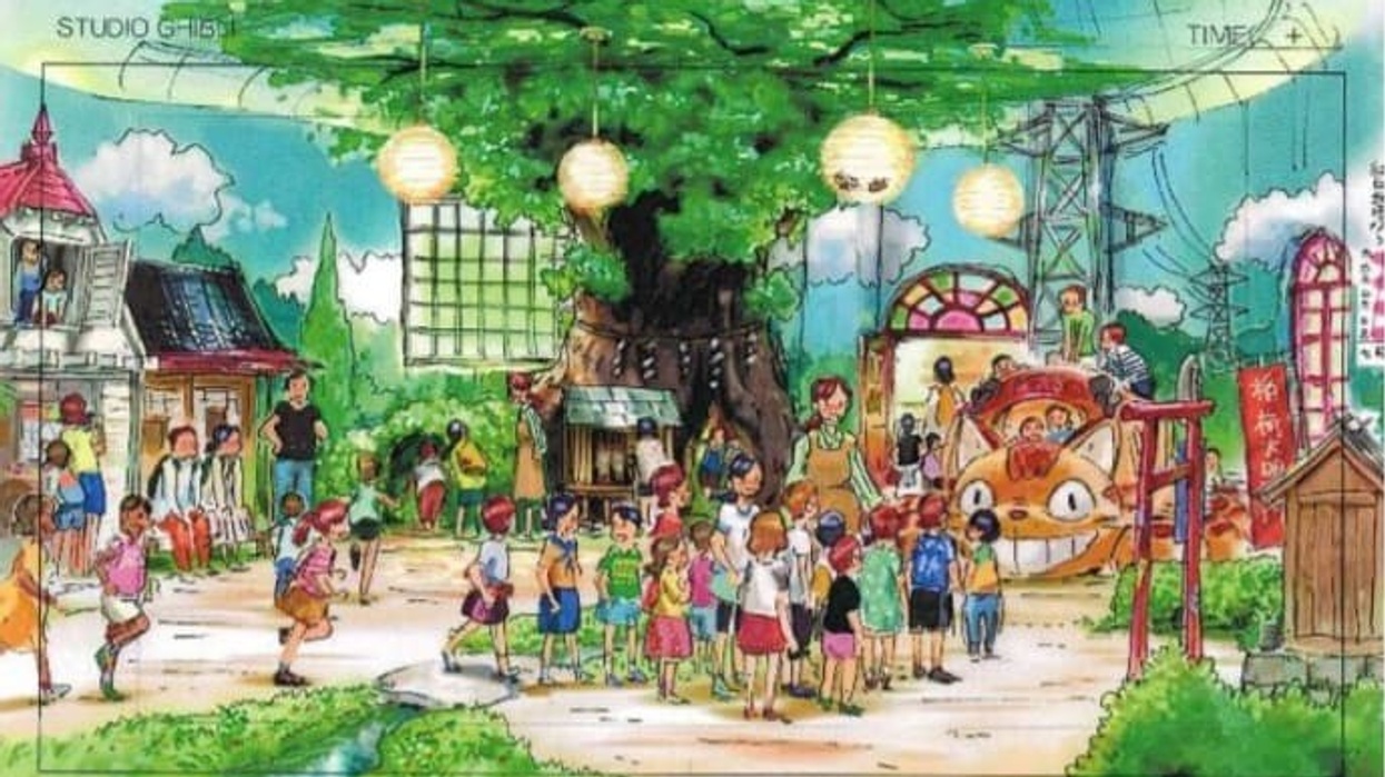 studio ghibli park totoro playground