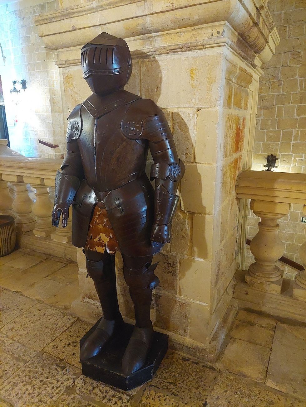 Suit of armour Mediterranian Conference Centre